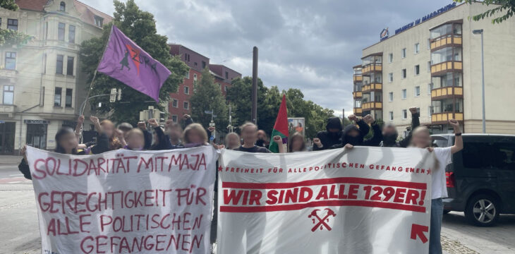 Solidarität mit Maja! Freiheit für alle politischen Gefangenen!